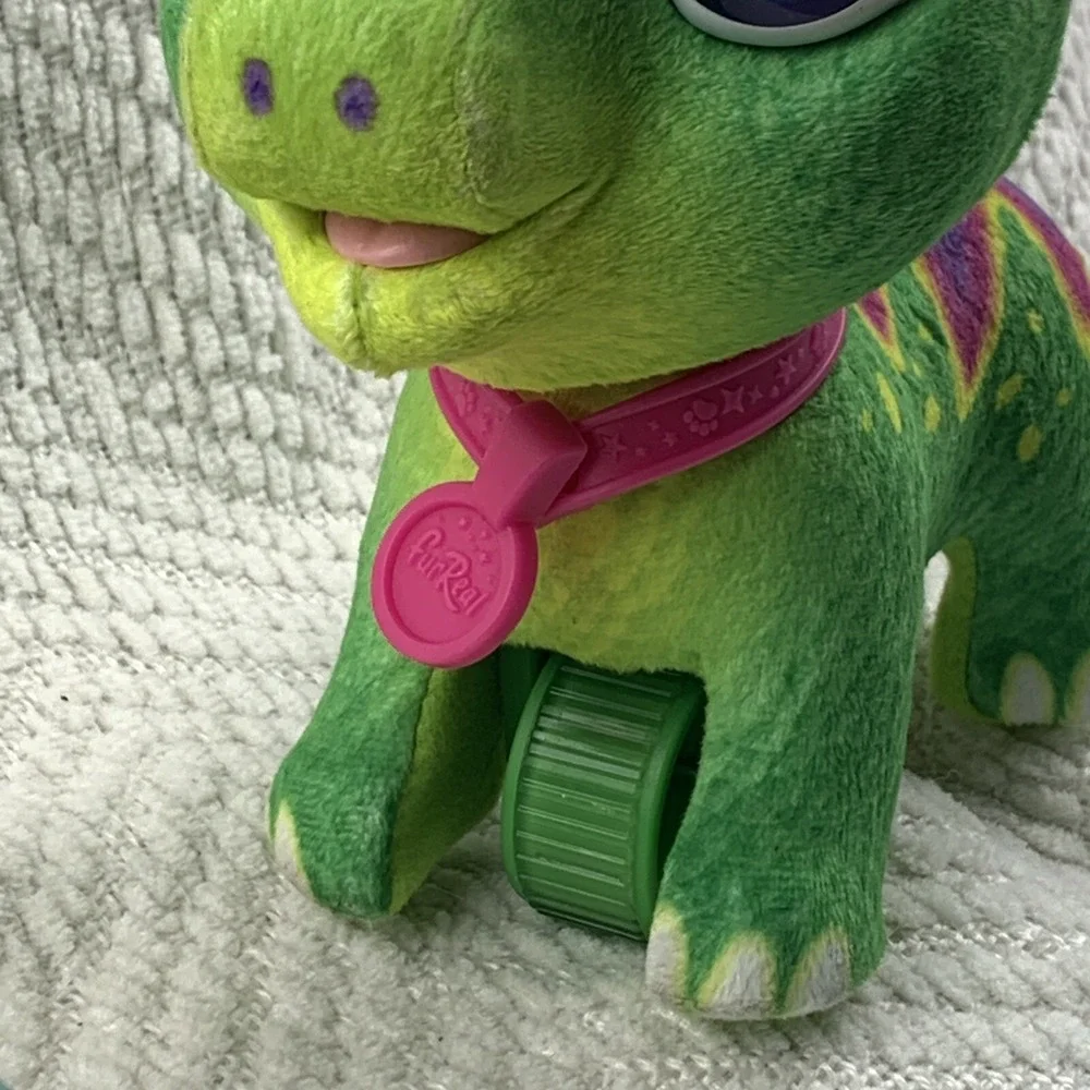 FurReal Walkalots Big Wags Dinosaur Green Interactive Pet‎ Toy Works Great